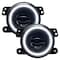 Oracle Lighting Round 20 Watts 2 Ampere At 12 Volts 3000 Raw Lumens White LED Halo Black Bezel Housing 5846-001 - alternate 2